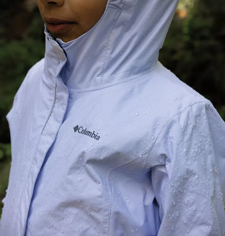 Columbia Girls' Arcadia Rain Jacket - Snowdrift