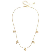 Canvas Kimmy Tiny Heart Charm Necklace - Shiny Gold