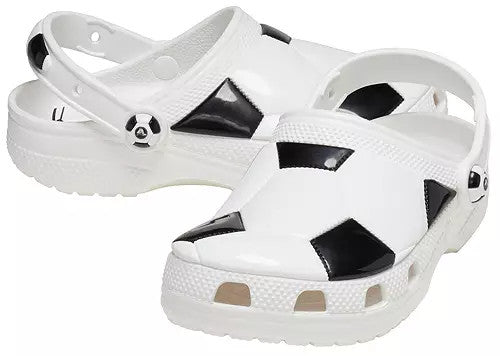 Crocs Kids Classic Soccer Clog - White/Black