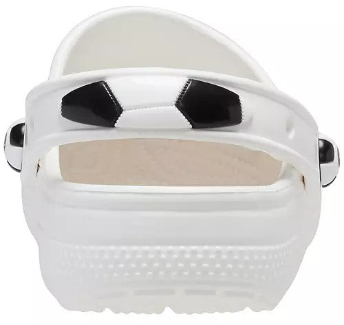 Crocs Kids Classic Soccer Clog - White/Black
