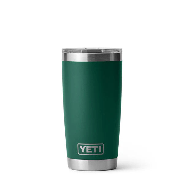 Yeti 20oz Rambler Tumbler - Black Forest Green
