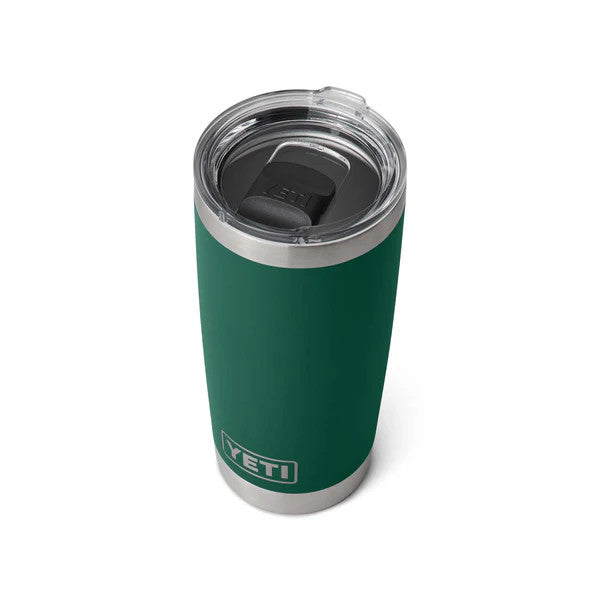Yeti 20oz Rambler Tumbler - Black Forest Green