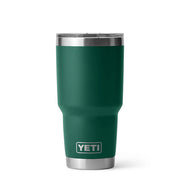 Yeti 30oz Rambler Tumbler - Black Forest Green