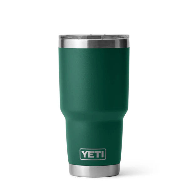 Yeti 30oz Rambler Tumbler - Black Forest Green