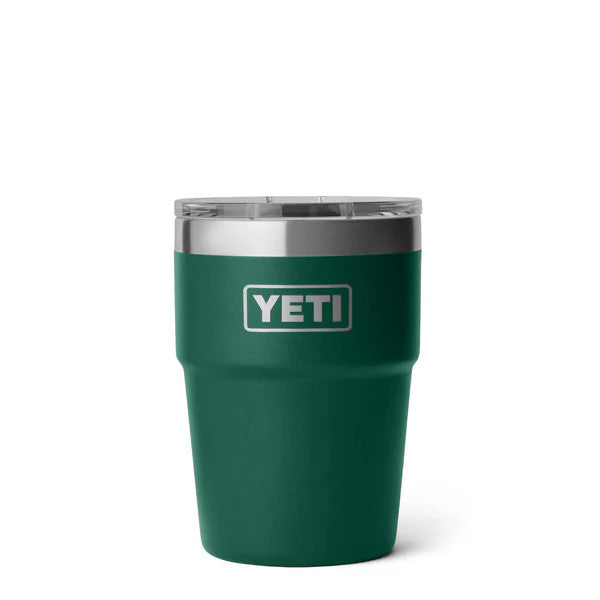 Yeti 16oz Rambler Stackable Cup - Black Forest Green