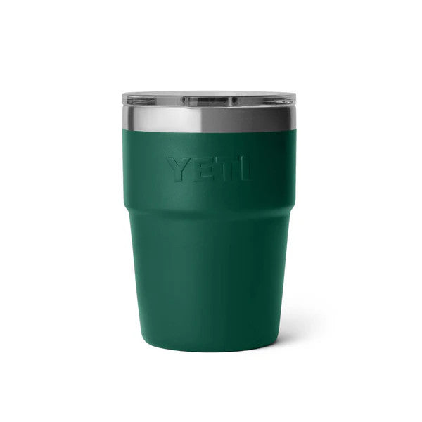 Yeti 16oz Rambler Stackable Cup - Black Forest Green