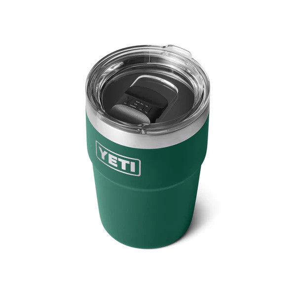 Yeti 16oz Rambler Stackable Cup - Black Forest Green