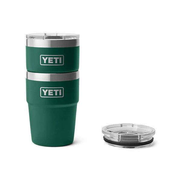 Yeti 16oz Rambler Stackable Cup - Black Forest Green