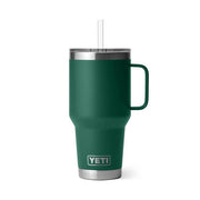 Yeti 35oz Rambler Straw Mug - Black Forest Green
