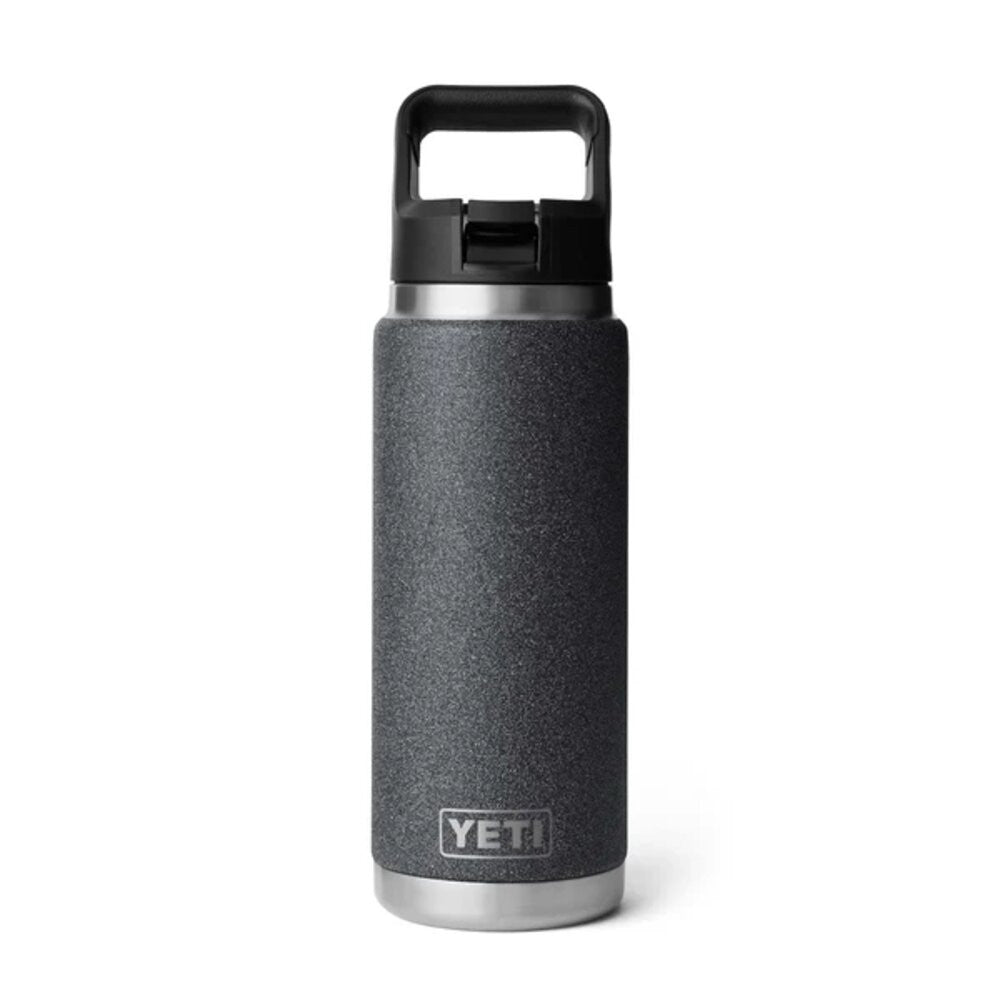 Yeti Rambler 26oz Straw Bottle - Black Stone