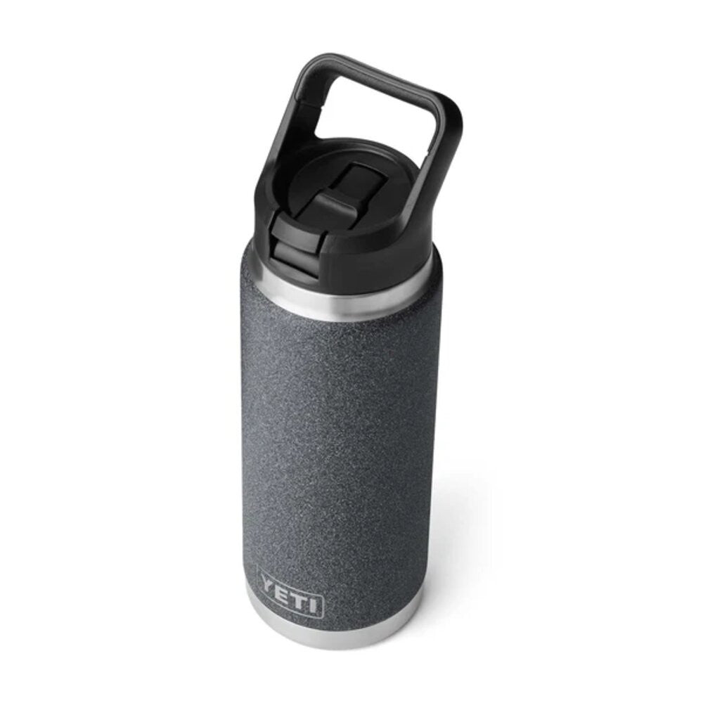 Yeti Rambler 26oz Straw Bottle - Black Stone