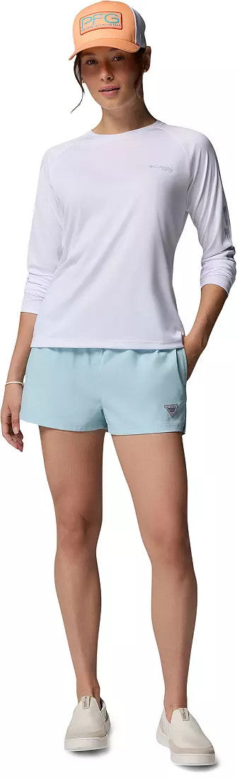 Columbia Women's PFG Rugged Water Shorts - Marine Light