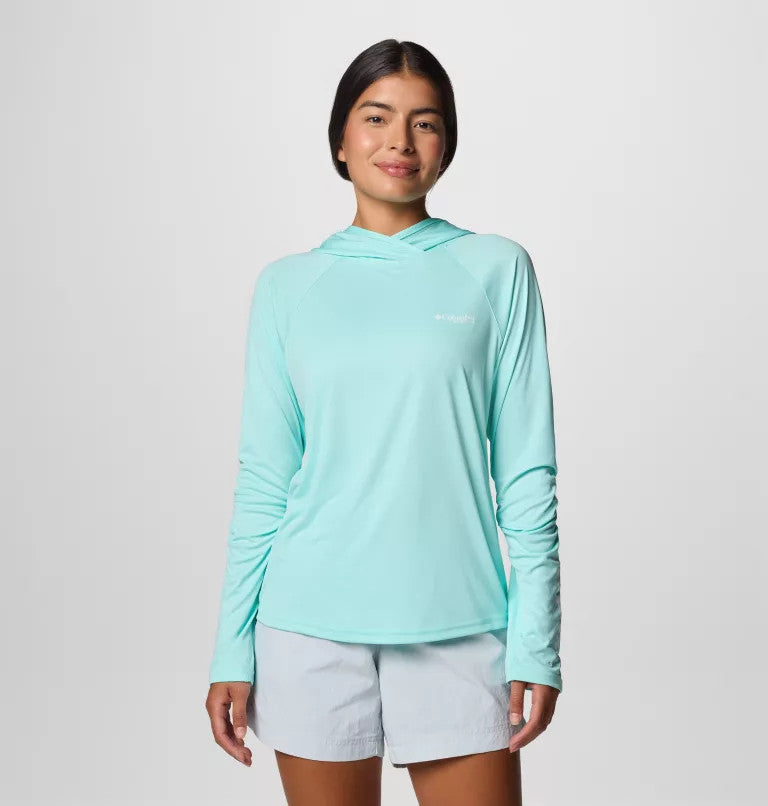 Columbia Women's PFG Tidal Tee II Hoodie - Gulf Stream