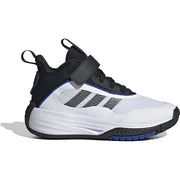 Adidas Kids Own The Game 3.0 Basketball Shoes - White/Black