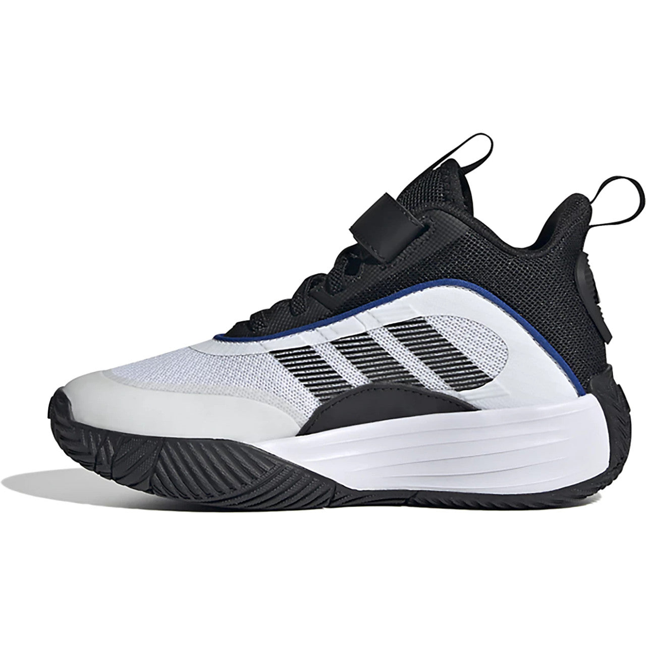 Adidas Kids Own The Game 3.0 Basketball Shoes - White/Black