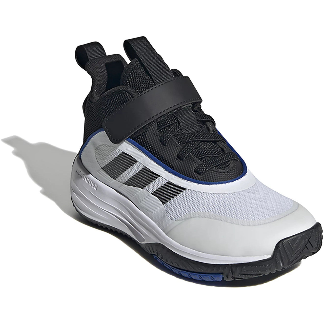 Adidas Kids Own The Game 3.0 Basketball Shoes - White/Black
