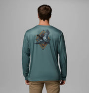 Columbia Men's PHG Terminal Shot Diamond Long Sleeve Shirt - Pond