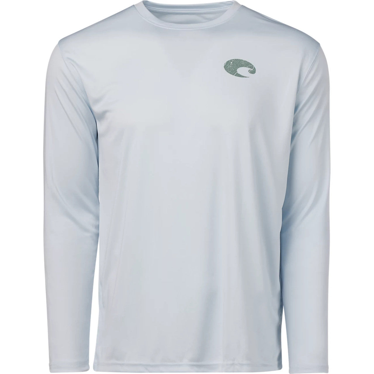 Costa Men's Tech Finder Long-Sleeve Fishing Shirt - Shark Arctic Blue