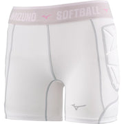 Mizuno Girls RB Shield Padded Sliding Shorts – White