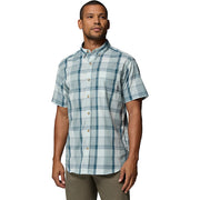 Columbia Men's Rapid Rivers II Button Down Shirt - Crushed Blue/Base Plaid