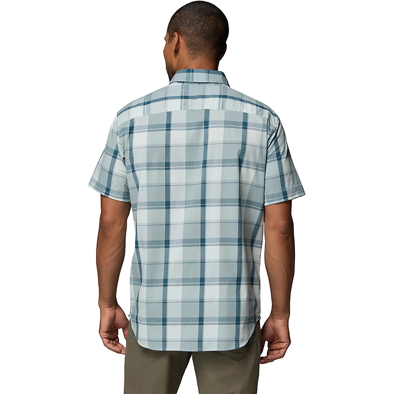 Columbia Men's Rapid Rivers II Button Down Shirt - Crushed Blue/Base Plaid