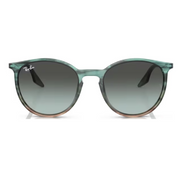 Ray-Ban Striped Blue Green/Blue Vintage Gradient Sunglasses