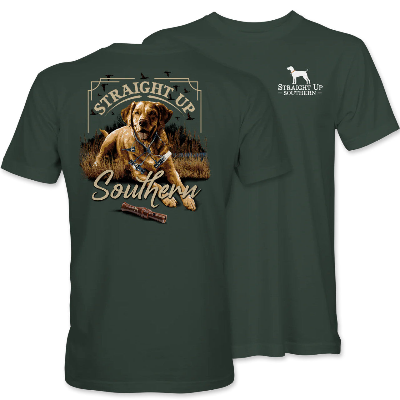 Straight Up Southern Duck Call Lab - Forest