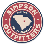 Simpson Outfitters South Carolina Badge Sticker