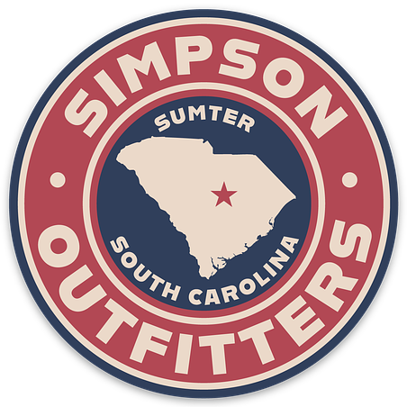 Simpson Outfitters South Carolina Badge Sticker