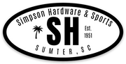 Simpson Hardware and Sports Badge Sticker