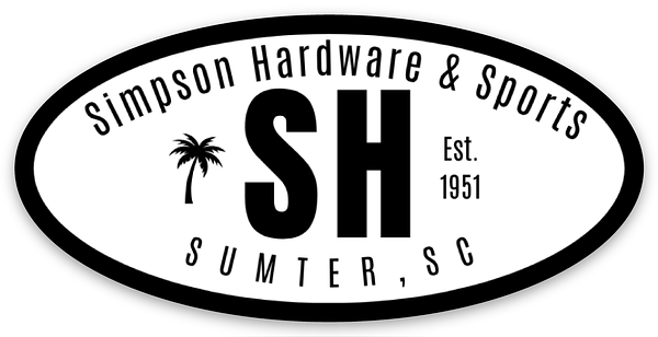 Simpson Hardware and Sports Badge Sticker