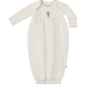 Goosies Infant Girls Pip Embroidered Gown -Fancy Tulips