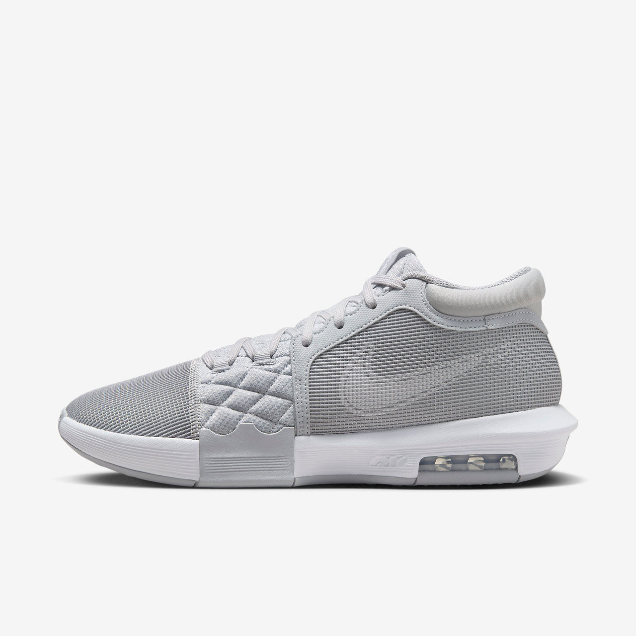 Nike LeBron Witness 8 (Team Blank) - Wolf Grey/White