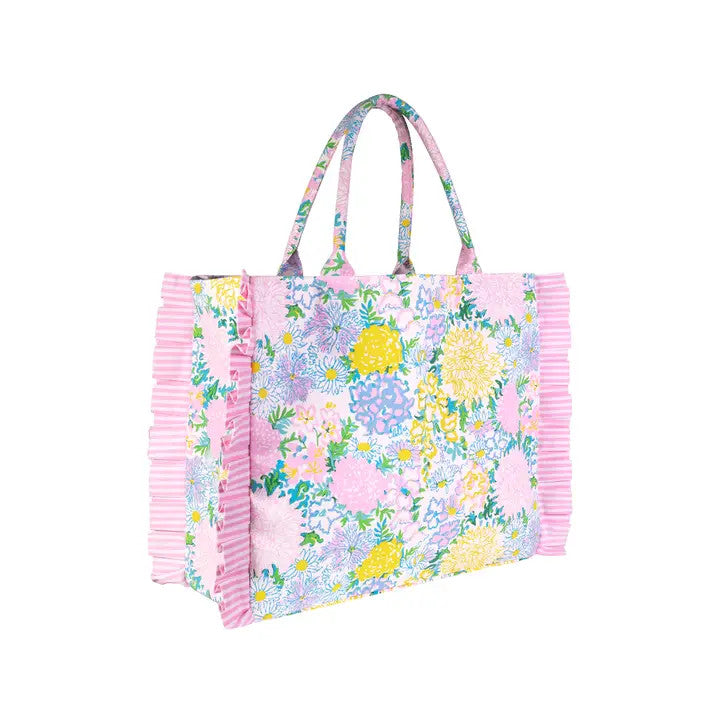 Lilly Pulitzer Ruffle Tote - Lilly Garden Home