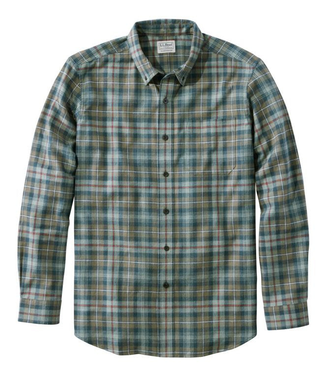 L.L. Bean Men's Scotch Plaid Flannel Shirt - MacKenzie Weathered