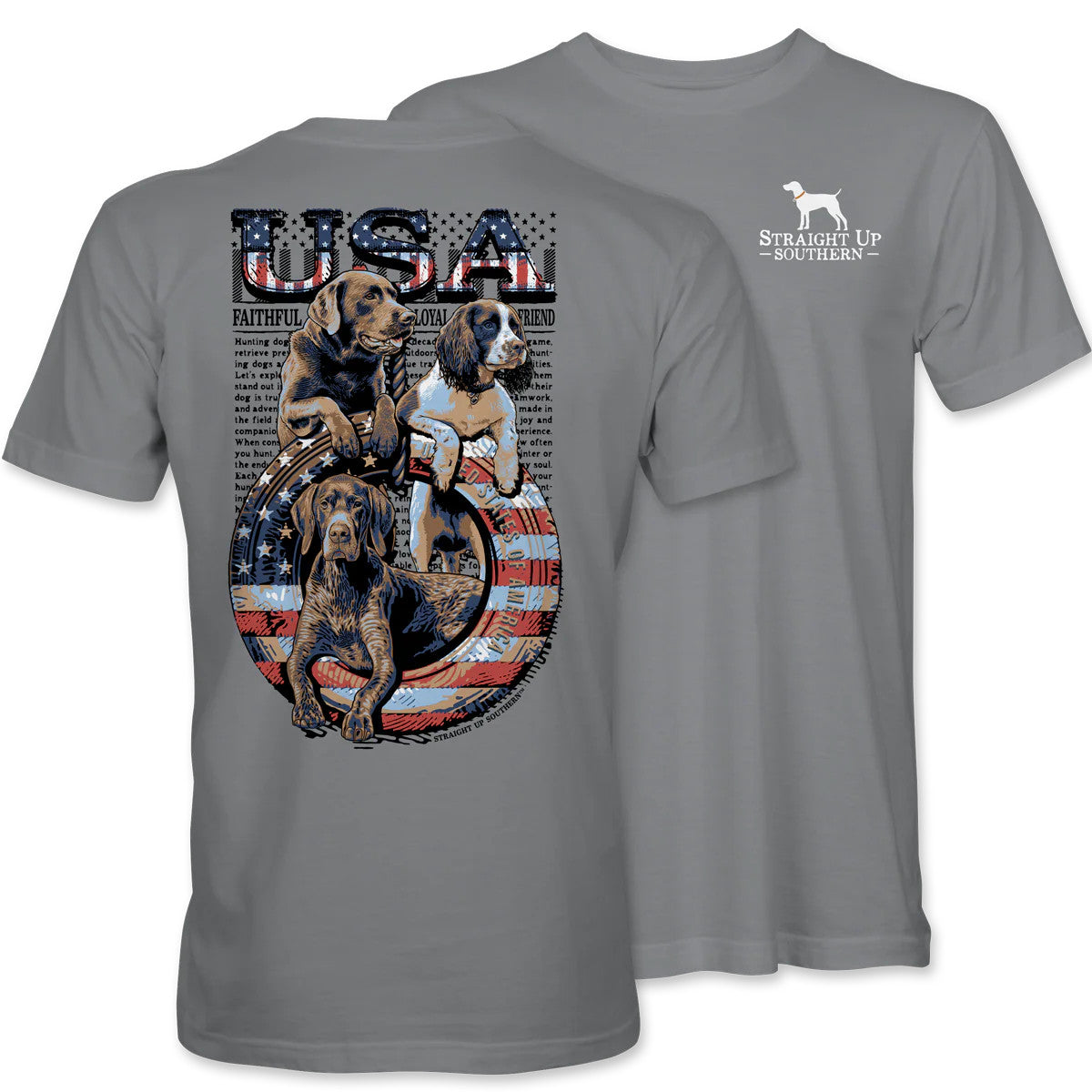Straight Up Southern Men's Loyal Friends Tee