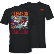 Palmetto Shirt Co USC Clemson Vintage Rivalry Tee - Black