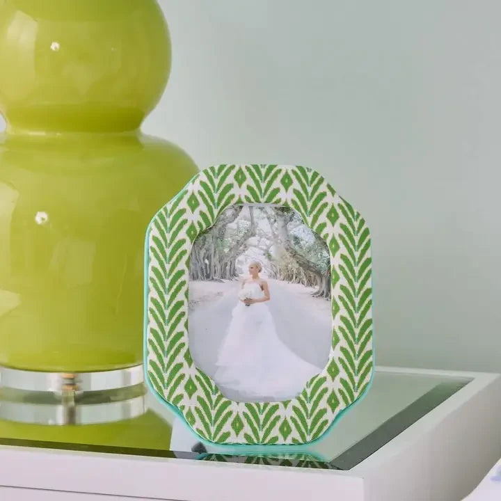 Laura Park Petite Frond Green Fabric Frame
