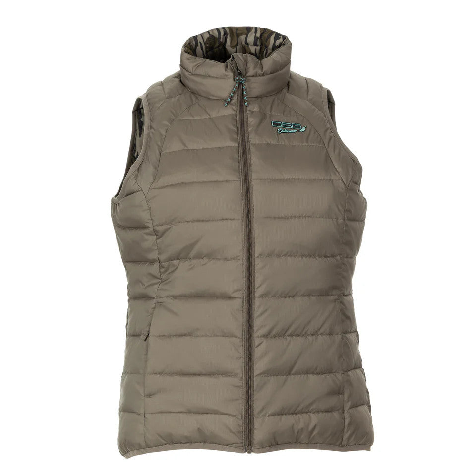 DSG Reversible Puffer Vest - MO Bottomland/Stone
