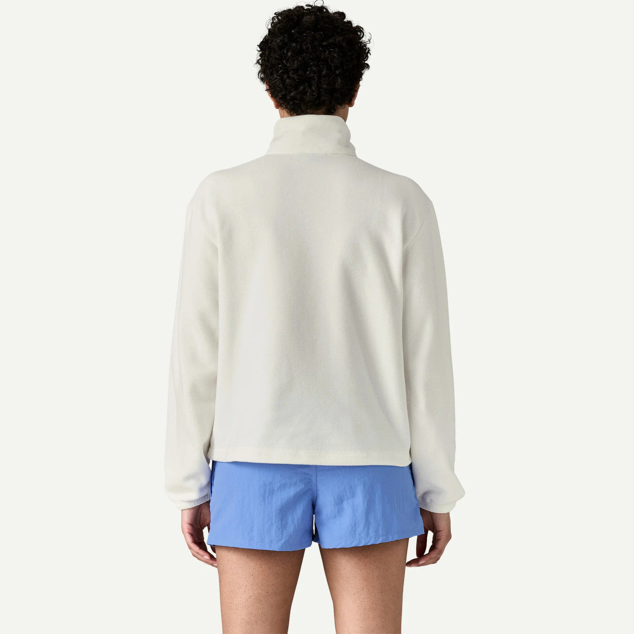 Patagonia Women's Micro D 1/2-Zip Fleece Pullover - Birch White