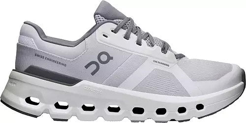 On Women's Cloudrunner 2 Running Shoes - Frost/White