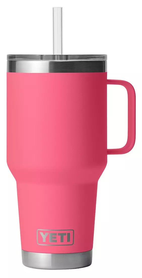 YETI Rambler 35 oz Tropical Pink BPA Free Straw Mug