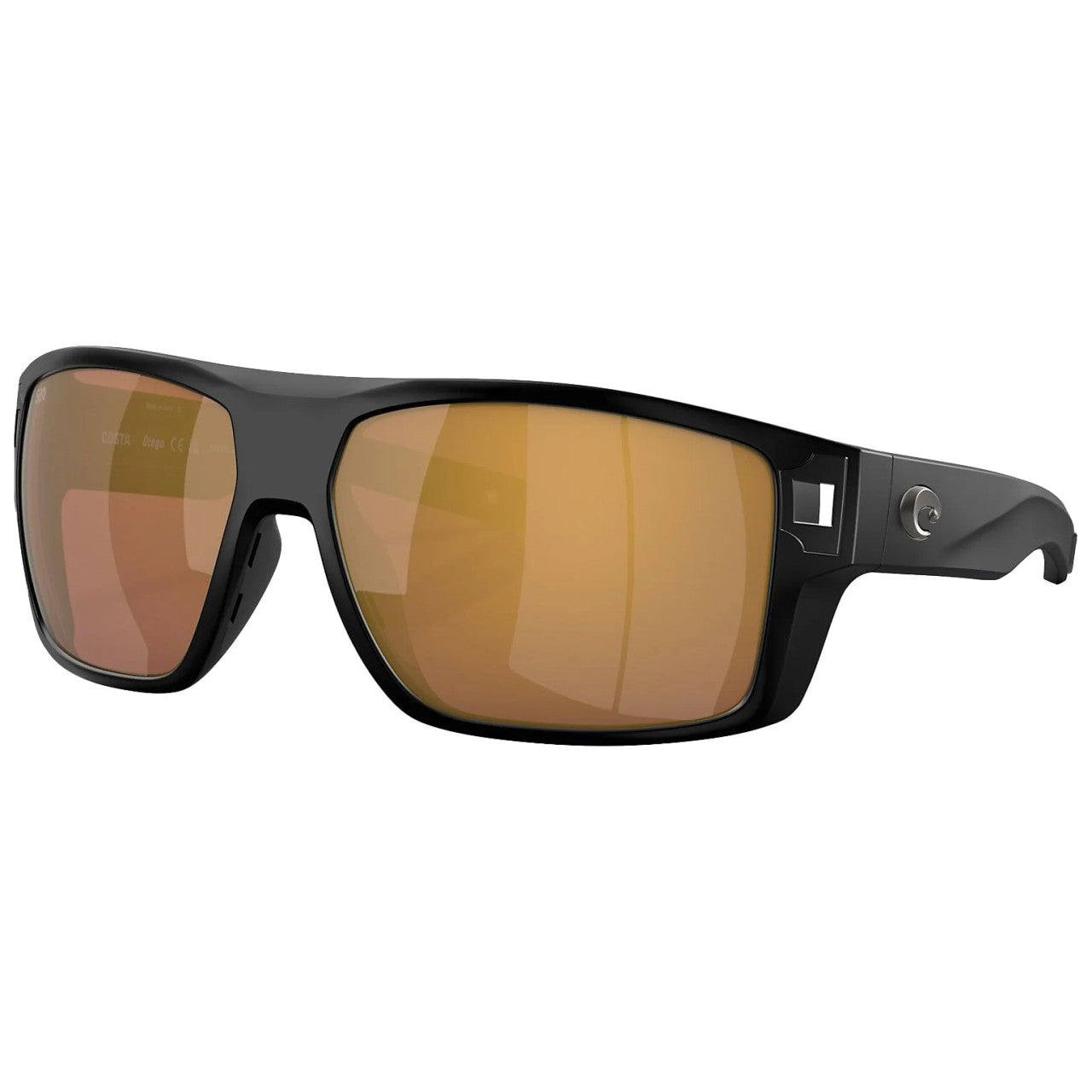 Costa Del Mar Diego XL Sunglasses – Matte Black / Gold Mirror