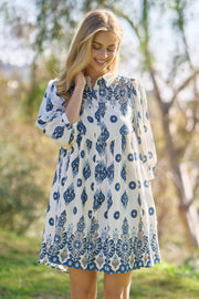GiGiO Printed Shirt Dress