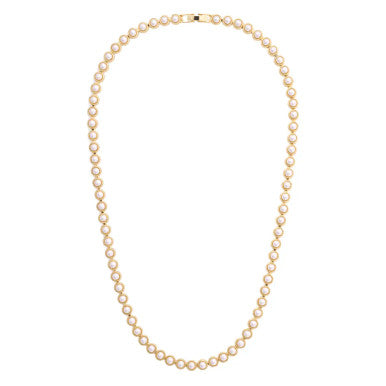 Canvas Ivy Pearl Linked Necklace - Ivory