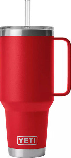 YETI Rambler 42 oz Rescue Red BPA Free Straw Mug