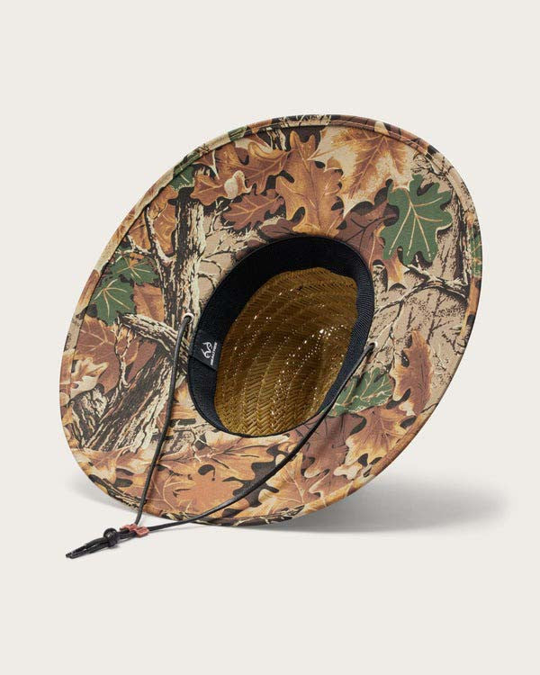 Hemlock UPF 50+ Lifeguard Straw Hat - Realtree Advantage Camo