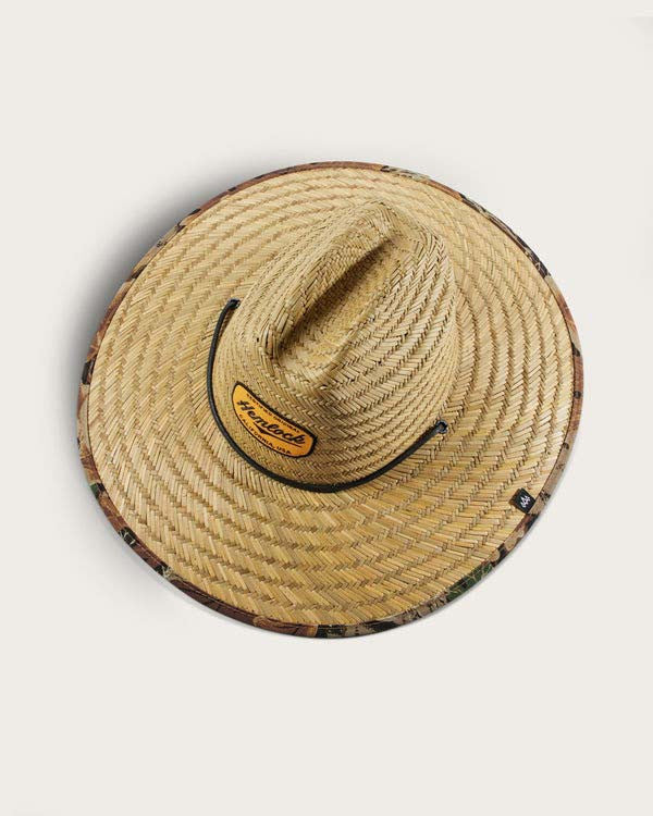 Hemlock UPF 50+ Lifeguard Straw Hat - Realtree Advantage Camo