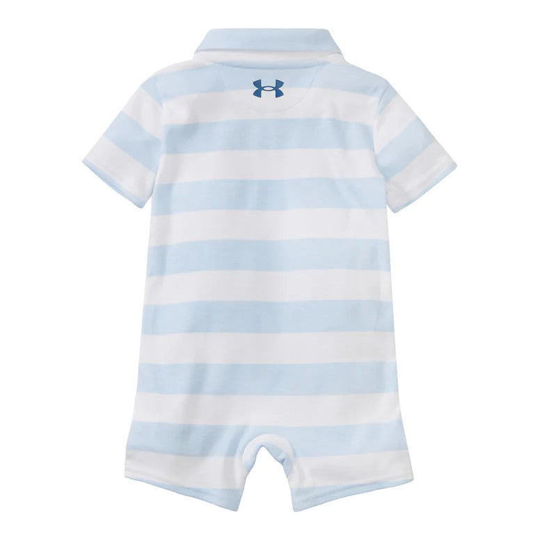 Under Armour Baby Boys Polo Shortall - White/Blue