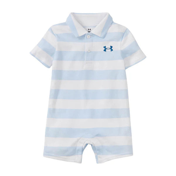 Under Armour Baby Boys Polo Shortall - White/Blue